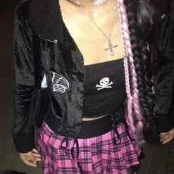 Yoursblack TOPS Butterfly Embroidered Short Coat