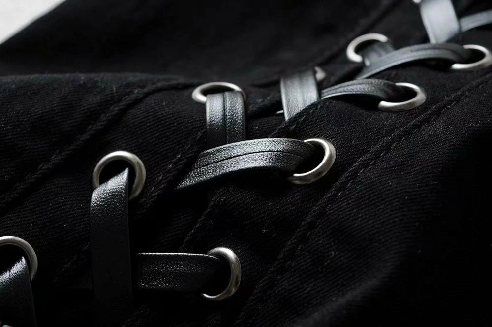 Yoursblack BOTTOMS Hip Criss-Cross Shorts 7 Yoursblack BOTTOMS Hip Criss-Cross Shorts