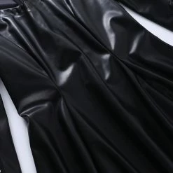Yoursblack Gothic PU Long Sleeve Dress NEWS