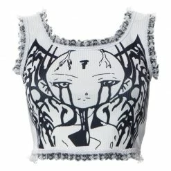 Yoursblack NEWS Devil's Tears Lace Tank Top