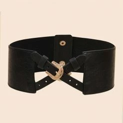 Yoursblack Buckle Decor Corset Belt New In May