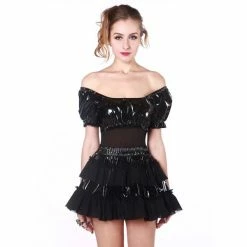 Yoursblack BOTTOMS Dark Stitching Tutu Skirt