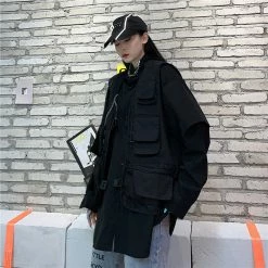 Yoursblack Camisole/Halter Top/Corset Diablo Multi-Pocket Tooling Vest 9 Yoursblack Camisole/Halter Top/Corset Diablo Multi-Pocket Tooling Vest