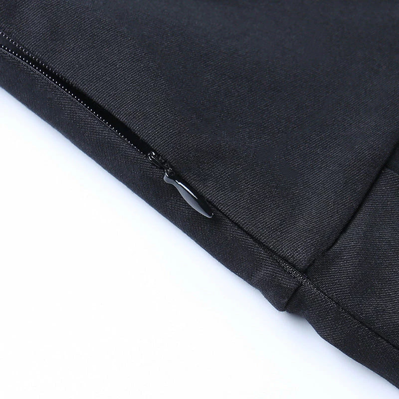 Yoursblack Dark Gothic Totem Embroidered Skirt 4 Yoursblack Dark Gothic Totem Embroidered Skirt