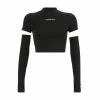 Yoursblack Detachable Crop T-Shirt