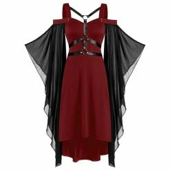 Yoursblack Gothic Mesh Slip Dress