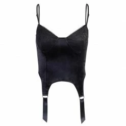 Yoursblack Satin Lace Tank Top