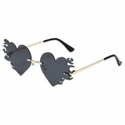 Yoursblack Heart Punk Sunglasses