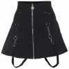 Yoursblack Punk Zipper Skirt