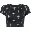 Yoursblack New In May Cross Cropped T-Shirt