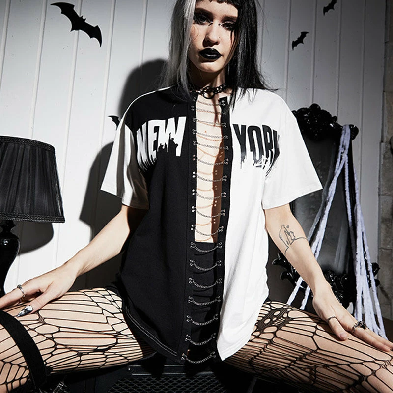 Yoursblack Chain Cardigan T-Shirt New In May 2 Yoursblack Chain Cardigan T-Shirt New In May