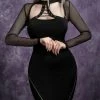 Yoursblack New In Jun See-Through Sleeve Dress