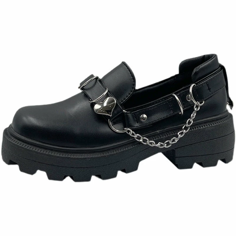 Yoursblack New In Jun Heart Chain Mary Jane Shoes 1 Yoursblack New In Jun Heart Chain Mary Jane Shoes