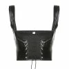 Yoursblack PU Lace Up Corset New In Jun