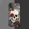 Yoursblack Skull Rose Phone Case For IPhone 8-13 Pro New In Jun