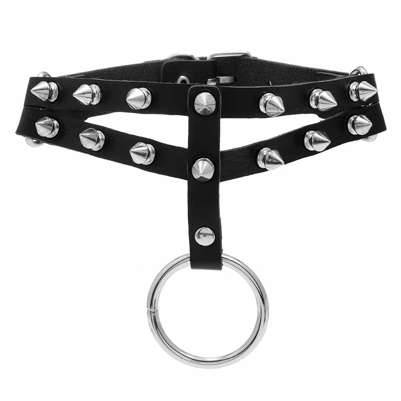 Yoursblack Gothic Rivets Spiked Choker 1 Yoursblack Gothic Rivets Spiked Choker