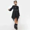 Yoursblack New In Jun Long Sleeve Goth Dress
