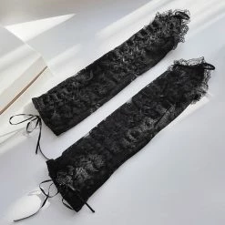 Yoursblack Vintage Elegant Lace Long Gloves