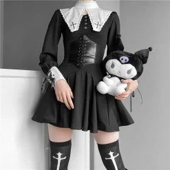 Yoursblack Spring Sale 2-Piece High Waist Nun Stretch Dress