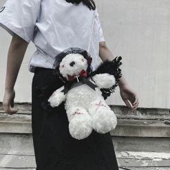 Yoursblack Dark Angel Bear Bag