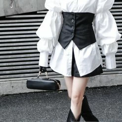 Yoursblack TOPS Palace Style Puff Sleeve Shirt