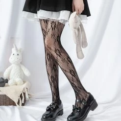 Yoursblack Gardenia Lace Stockings Socks&Stockings