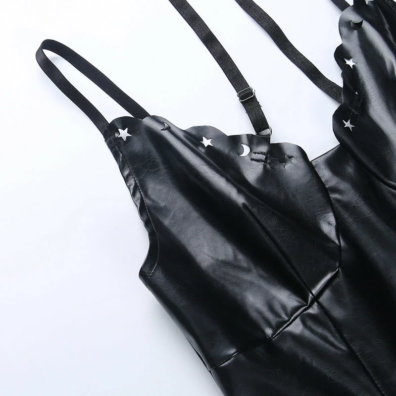 Yoursblack Dark PU Leather Halter Dress NEWS 5 Yoursblack Dark PU Leather Halter Dress NEWS