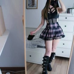 Yoursblack Wicked Scholar Mini Skirt BOTTOMS 16 Yoursblack Wicked Scholar Mini Skirt BOTTOMS