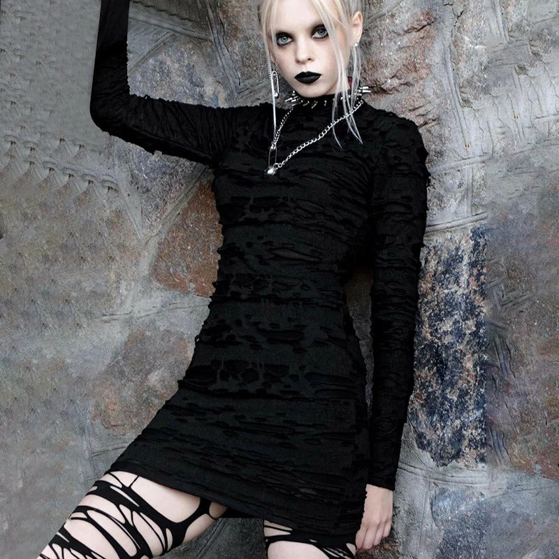 Yoursblack Diablo Design Ripped Dress NEWS 4 Yoursblack Diablo Design Ripped Dress NEWS