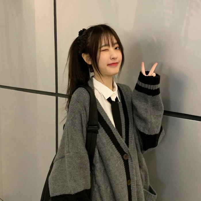 Yoursblack Fall Retro Korean Style Fashion Preppy Style Cardigan 3 Yoursblack Fall Retro Korean Style Fashion Preppy Style Cardigan