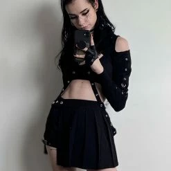 Yoursblack TOPS Diablo Strapless Top