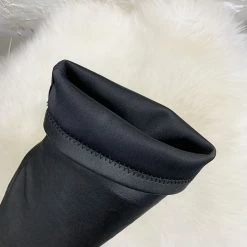 Yoursblack Shoes Stretch PU Over-The-Knee Boots