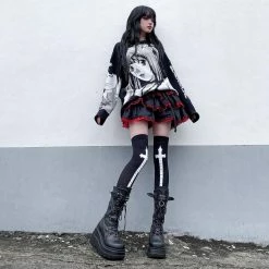 Yoursblack Cross Stockings