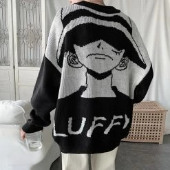 Yoursblack Black Anime Boy Sweater 5 Yoursblack Black Anime Boy Sweater