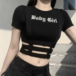 Yoursblack Waist Cross Tie Cutout T-Shirt New In May
