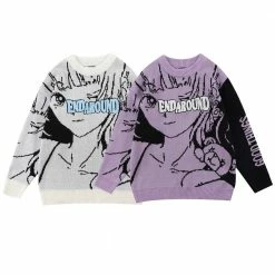 Yoursblack Dark End Around Sweater