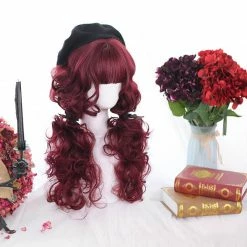 Yoursblack "Bloody Lolita" Wine Curly Wig NEWS