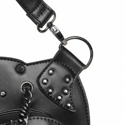 Yoursblack Punk Skull Rose Bag Accessory