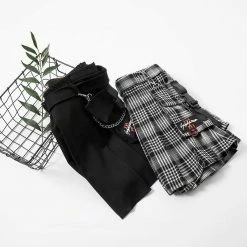 Yoursblack GOTHIC IRREGULAR SKIRT BOTTOMS