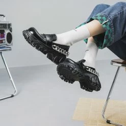 Yoursblack Chain Platform Shoes New In May