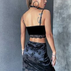 Yoursblack Lace V Neck Cami Top New In May