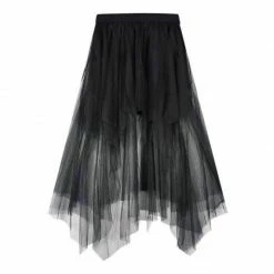 Yoursblack Irregular Yarn Skirt BOTTOMS
