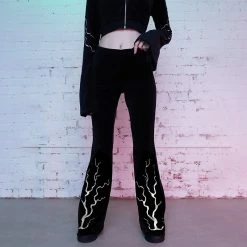 Yoursblack High-Waisted Loose Flared Pants New In May