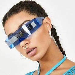Yoursblack Sci-Fi Cool Glasses