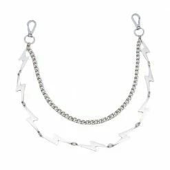 Yoursblack Punk Metal Lightning Pants Chain New In May