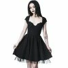 Yoursblack New In Jun Gothic Cutout Padded Dress