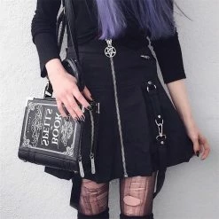 Yoursblack Punk Zipper Skirt