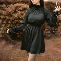 Yoursblack Long Balloon Sleeve Dress New In Jun