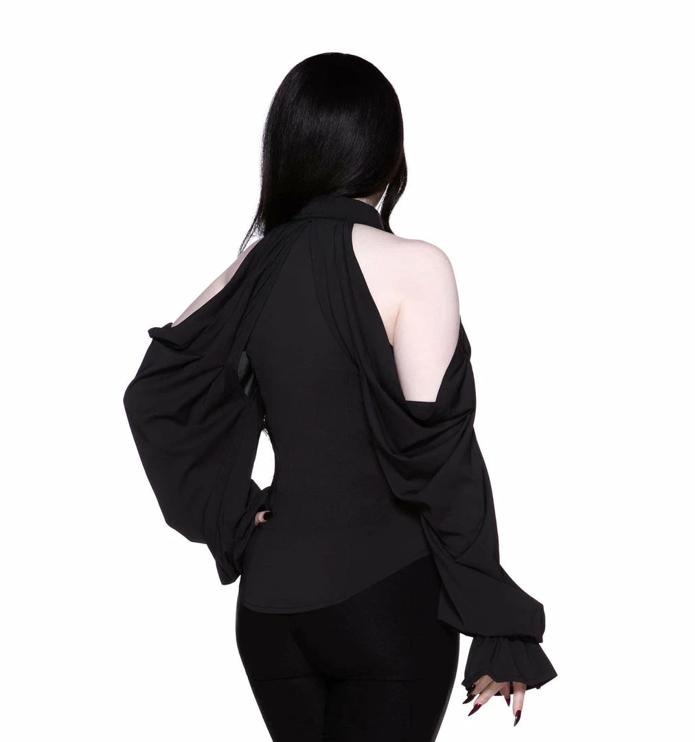 Yoursblack New In Jun Off The Shoulder V-Neck Shirt 2 Yoursblack New In Jun Off The Shoulder V-Neck Shirt