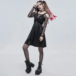 Yoursblack NEWS Punk Five-pointed Star Dress